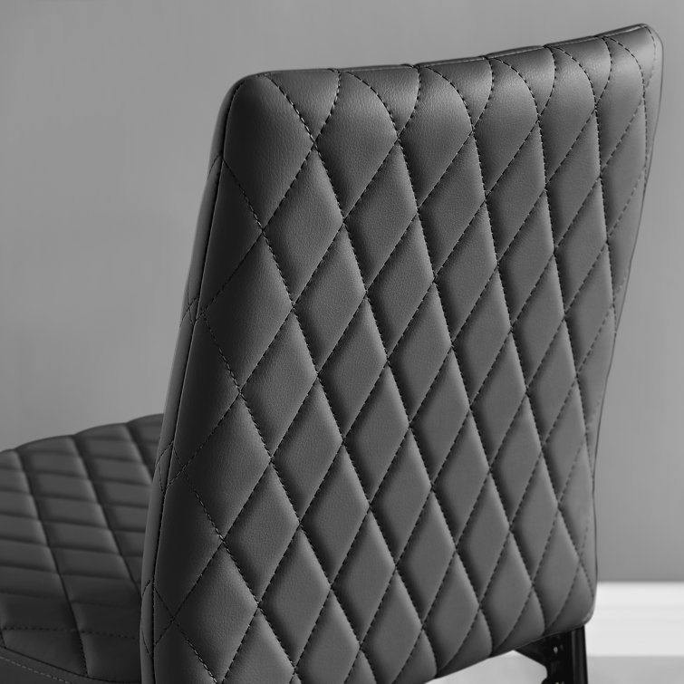 Milano quilted leather bar stool hot sale